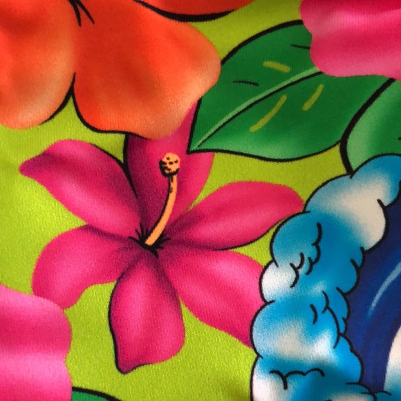 NWT Frankies Bikinis Hope skimpy tropical design bottom - Picture 6 of 14